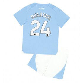 Manchester City Josko Gvardiol #24 Heimtrikot 2023-24 Kurzarm (+ kurze hosen)